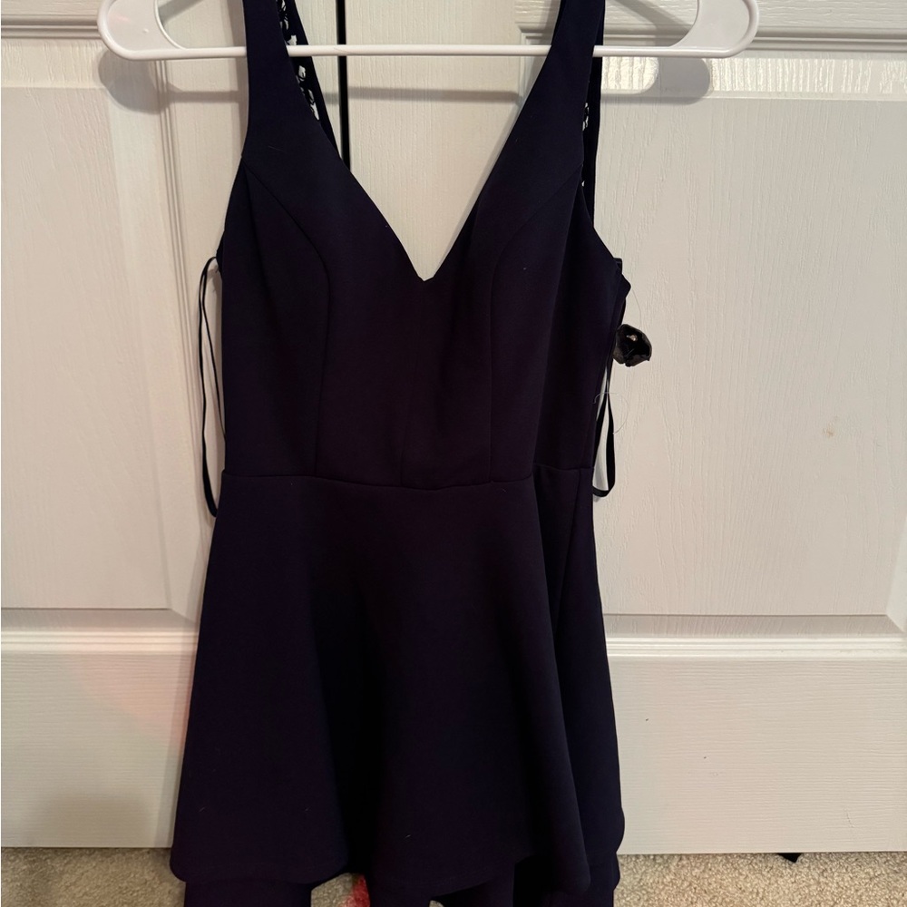 Navy blue dress